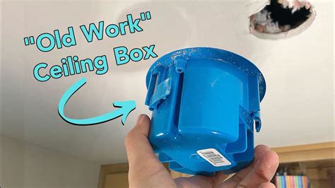 can i install an electrical outlet in a circle box|round ceiling box with outlet.